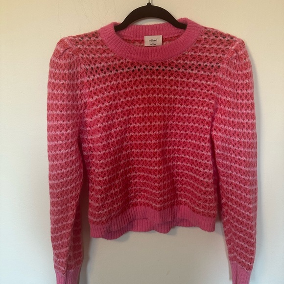 Wilfred Nesa Pink & Red Sweater Medium - Picture 3 of 6